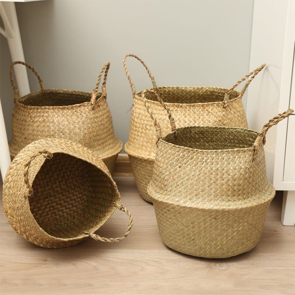 Plant Basket with Handles Wick - Aloe Vera Pot ulasan dan harga