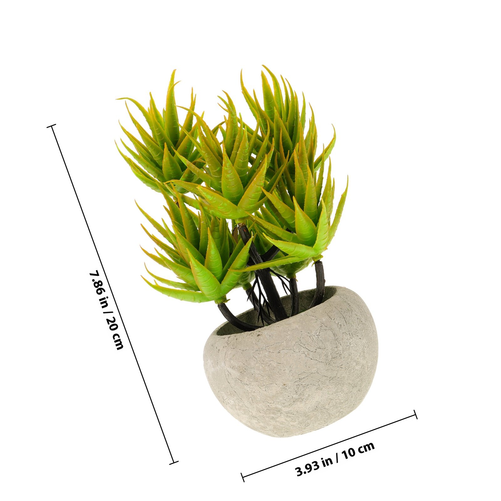 1 Piece Artificial Aloe Vera B - Aloe Vera Pot ulasan dan harga