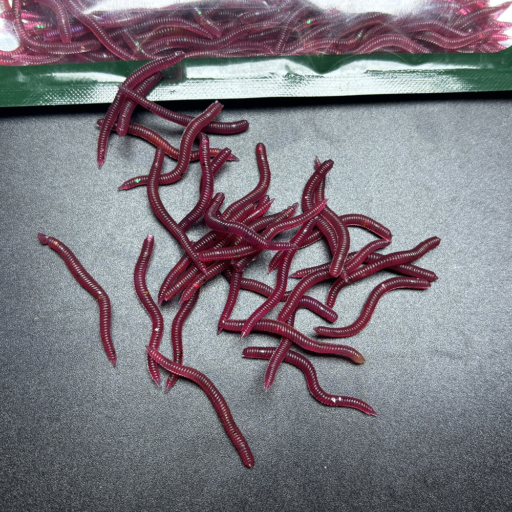 100-200pcs Soft Lure Bass Brea - Aglaonema Red ulasan dan harga