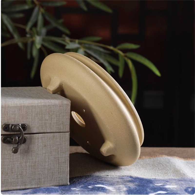 Ceramic Bonsai Pot, Flat Circl - Pilea Peperomioides ulasan dan harga