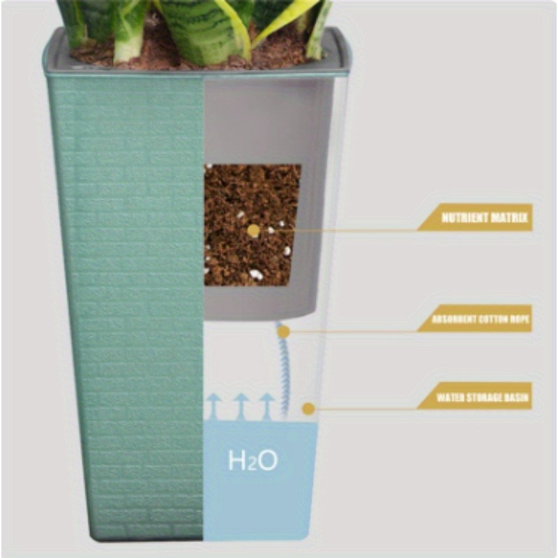 Plastic Brick Pattern Flowerpo - Pilea Peperomioides ulasan dan harga